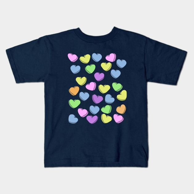 Valentine's Day Sweethearts Kids T-Shirt by bubbsnugg